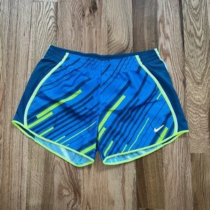Nike Dri-fit Blue Running Shorts, size small